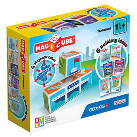 Játék webáruház - Geomag Magicube Printed Közlekedés 7 db rendelés játékboltok Budapest Konstrukciós játékok - Mágneses építőjáték