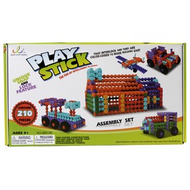 Játék webáruház - Play Stick rudak 210 darabos építőjáték rendelés játékboltok Budapest Mágneses építőjáték - Egyéb építőjáték
