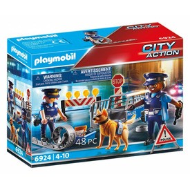 Játék webáruház - Playmobil: Rendőrségi útlezárás rendelés játékboltok Budapest Playmobil -