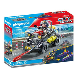 Játék webáruház - Playmobil: SWAT - Terepjáró quad rendelés játékboltok Budapest Playmobil -