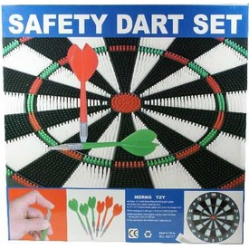 Játék webáruház - Safety Darts tábla nyilakkal - 42 cm rendelés játékboltok Budapest Sport és Fitness - Csocsó