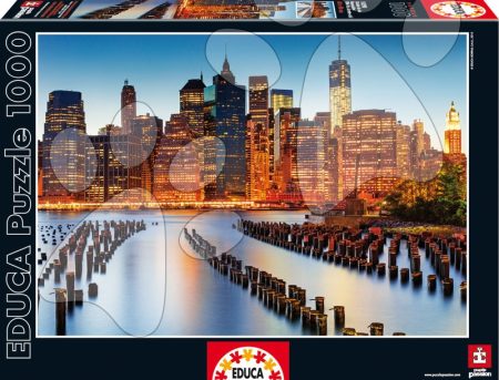 Educa Puzzle Genuine City of Skyscrapers 1000 db 16290 színes gyerek játék webáruház - játék rendelés online Puzzle és társasjátékok | Puzzle | 1000 darabos puzzle