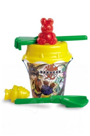 Divertoys Bakugan vödör szett homokozóba 23567 sárga-zöld gyerek játék webáruház - játék rendelés online Kerti játékok  | Homokozó játékok | Homokozó vödrök
