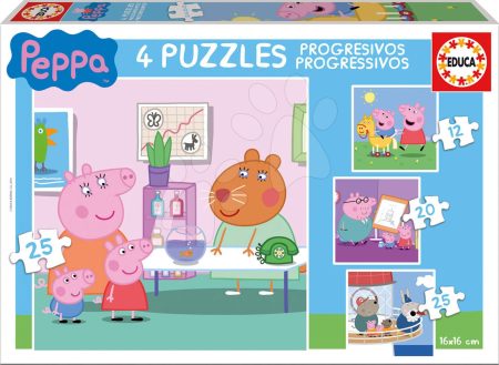 Educa puzzle gyerekeknek Peppa Pig 16817 gyerek játék webáruház - játék rendelés online Puzzle és társasjátékok | Gyerek puzzle | Progresszív gyerek puzzle