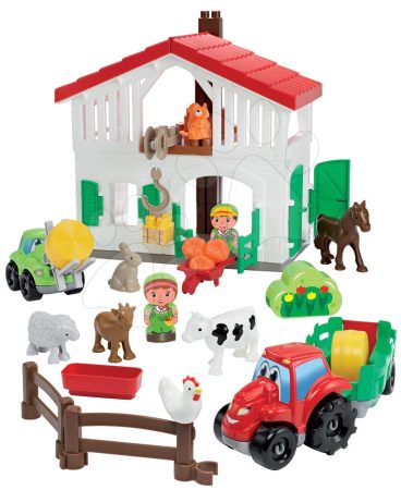 Écoiffier építőjáték farm traktorral Abrick 7 állatkával és 2 gazdával 3021 gyerek játék webáruház - játék rendelés online Építőjátékok | Abrick építőkockák