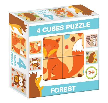 Dohány játékkockák erdei állatkák 599-6 gyerek játék webáruház - játék rendelés online Építőjátékok | Mesekockák