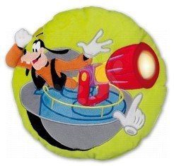 Ilanit plüss kispárna Goofy Mickey Mouse 13211 sárga gyerek játék webáruház - játék rendelés online Plüssjátékok | Plüsspárnák