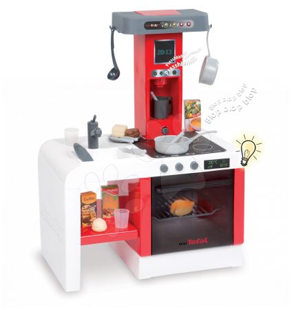 Smoby játékkonyha gyerekeknek Cheftronic Tefal 24114 piros-fehér gyerek játék webáruház - játék rendelés online