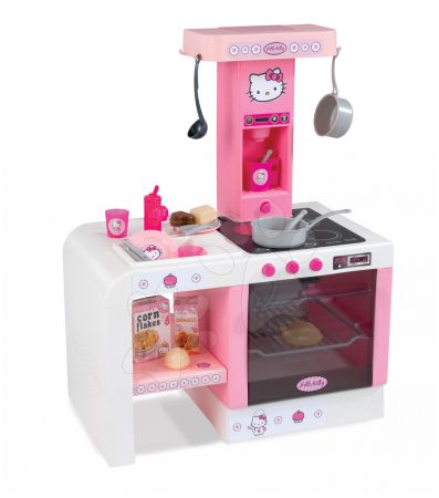 Smoby konyha gyerekeknek Hello Kitty Cheftronic 24195 rózsaszín-fehér gyerek játék webáruház - játék rendelés online