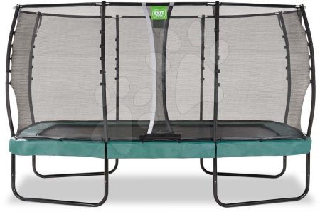 Trambulin védőhálóval Allure Premium Exit Toys zöld 244*427 cm gyerek játék webáruház - játék rendelés online