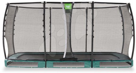 Trambulin védőhálóval Allure Premium ground Exit Toys talajmenti 244*427 cm zöld gyerek játék webáruház - játék rendelés online