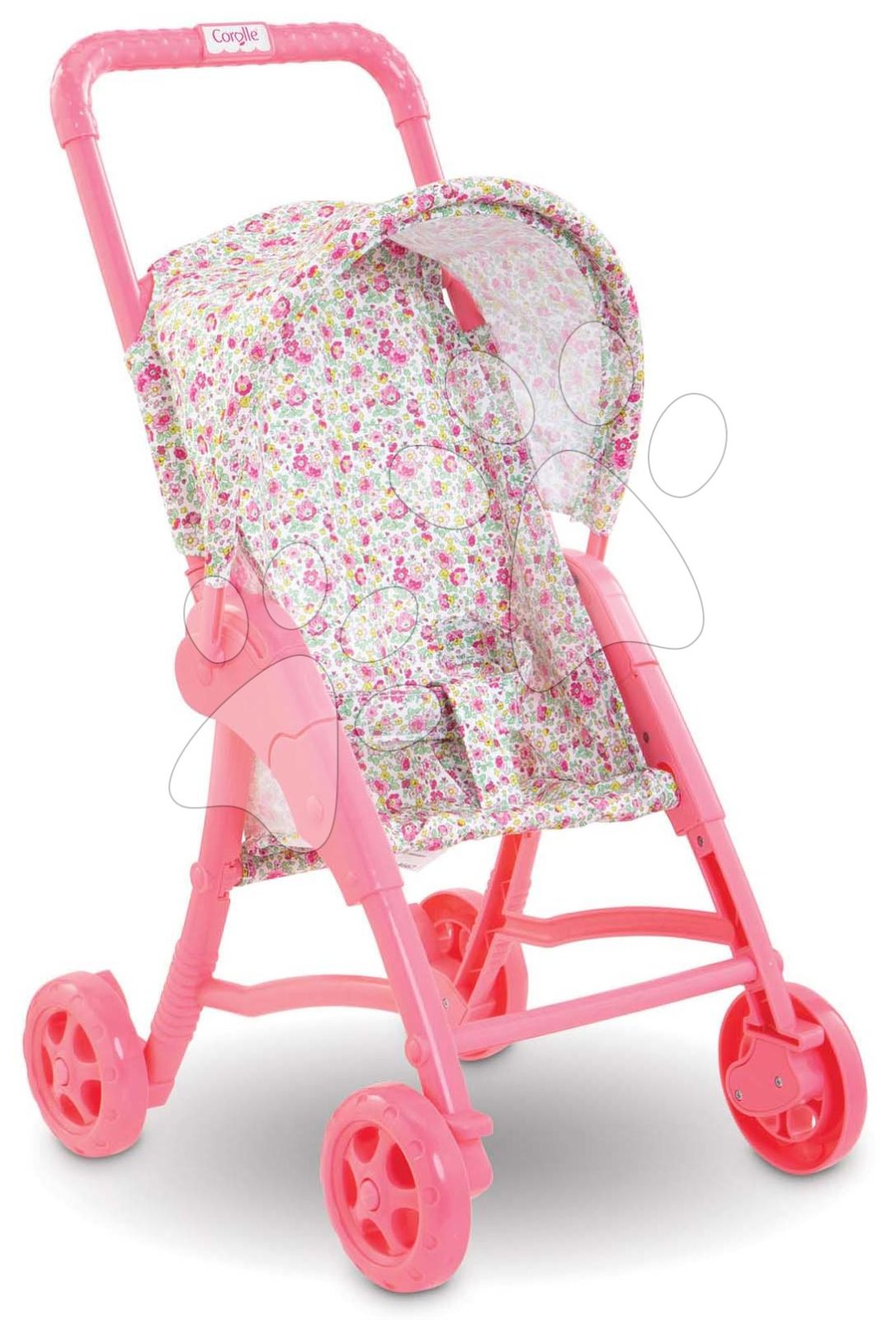 Sport babakocsi lehajtható kupolával Stroller Floral Corolle 30 cm játékbabánakl 18 hó-tól gyerek játék webáruház - játék rendelés online