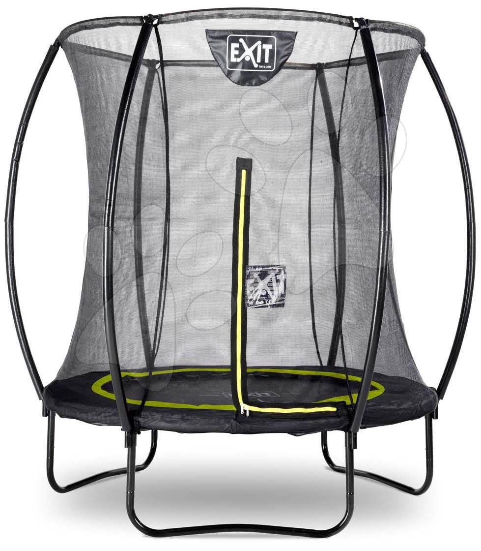 Trambulin védőhálóval Silhouette trampoline Exit Toys kerek 183 cm átmérővel fekete gyerek játék webáruház - játék rendelés online