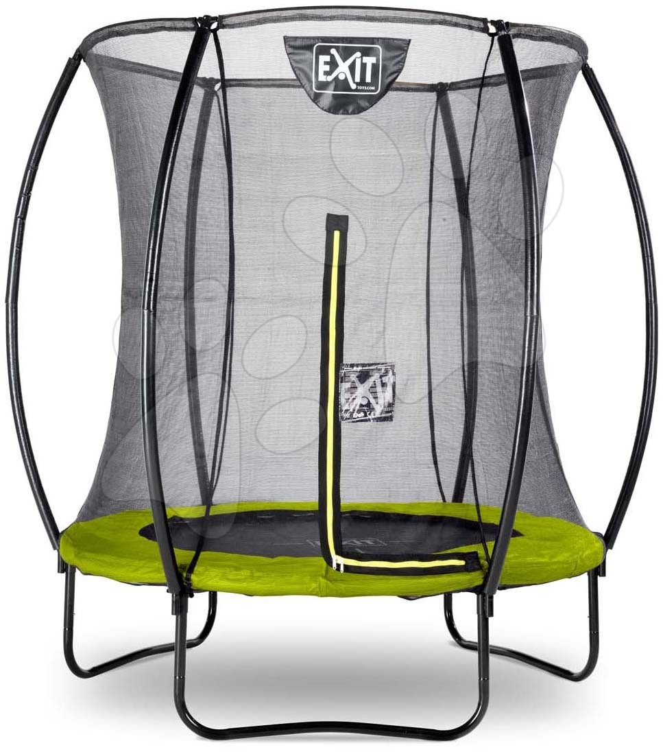 Trambulin védőhálóval Silhouette trampoline Exit Toys kerek 183 cm átmérővel zöld gyerek játék webáruház - játék rendelés online