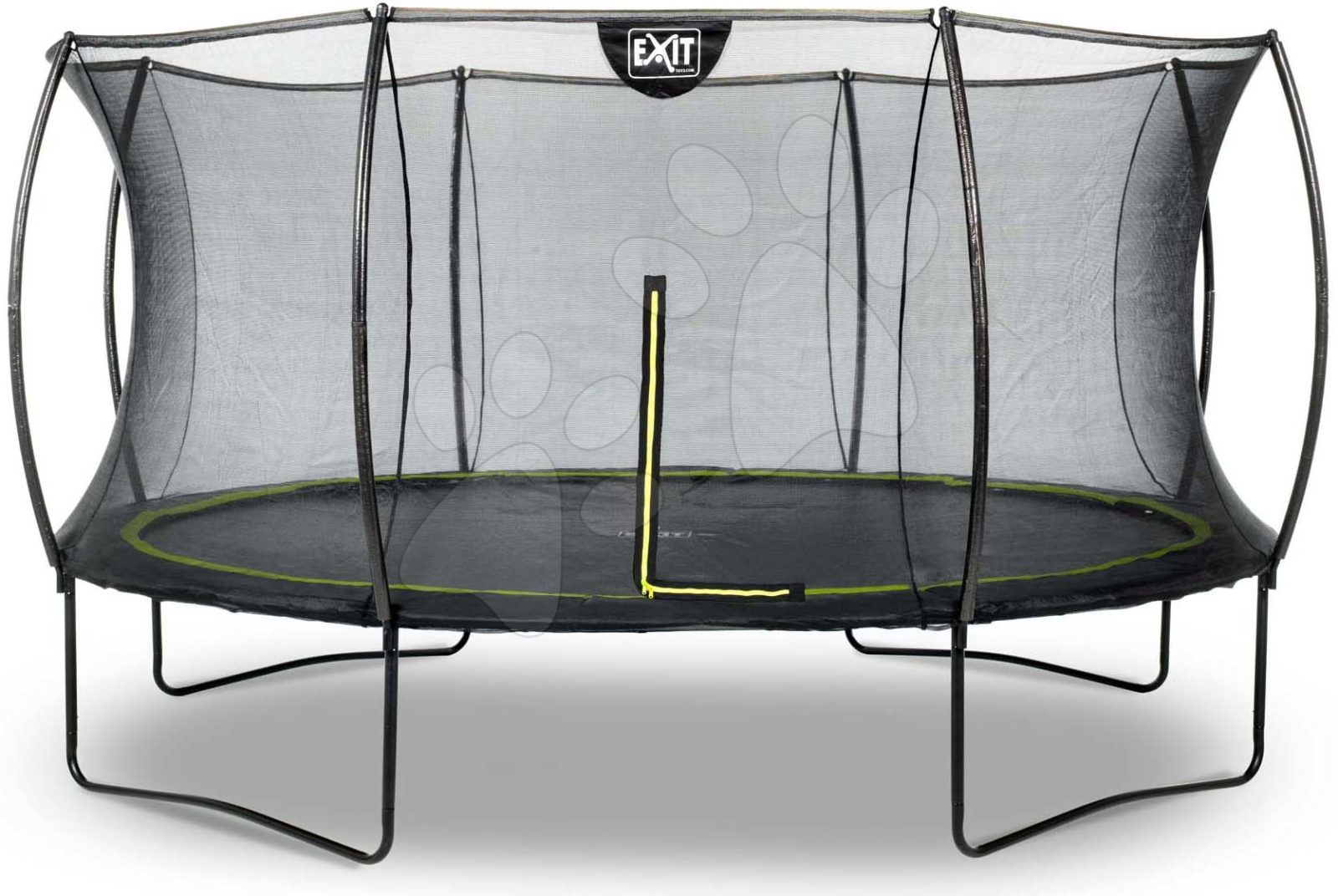 Trambulin védőhálóval Silhouette trampoline Exit Toys kerek 427 cm átmérővel fekete gyerek játék webáruház - játék rendelés online