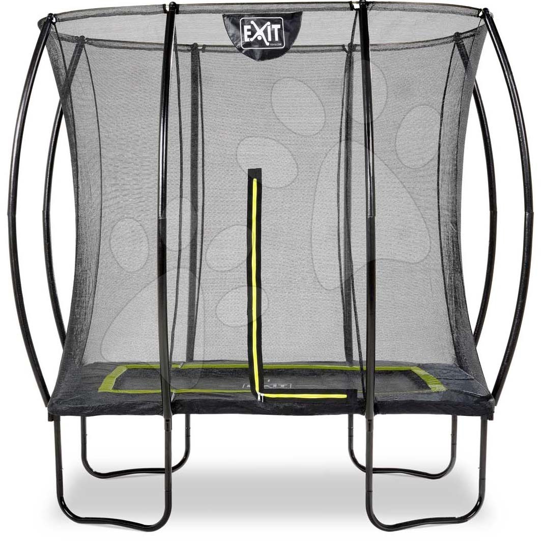 Trambulin védőhálóval Silhouette trampoline Exit Toys 153*214 cm fekete gyerek játék webáruház - játék rendelés online