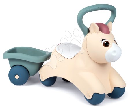 Bébitaxi utánfutóval Baby Pony Ride On Little Smoby ergonomikus üléssel és nagy fogantyúval 12 hó-tól gyerek játék webáruház - játék rendelés online