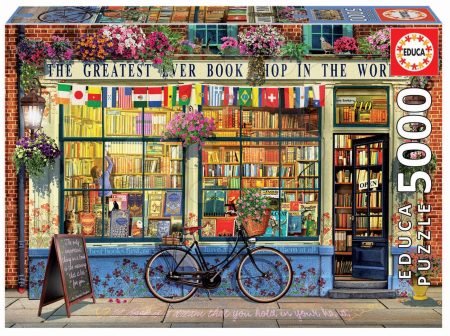 Puzzle Greatest Bookshop in the World Educa 5000 darabos 11 évtől gyerek játék webáruház - játék rendelés online