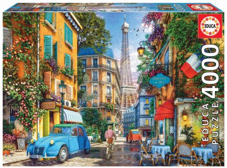 Puzzle Streets of Paris Educa 4000 darabos gyerek játék webáruház - játék rendelés online