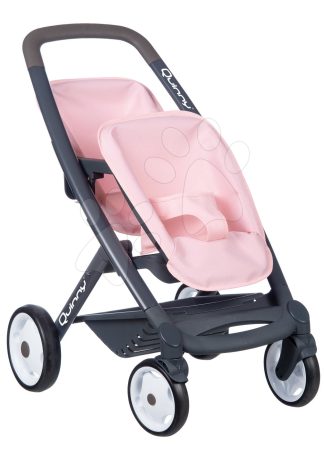 Iker babakocsi Powder Pink Maxi Cosi&Quinny Smoby biztonsági övvel 42 cm játékbabáknak gyerek játék webáruház - játék rendelés online