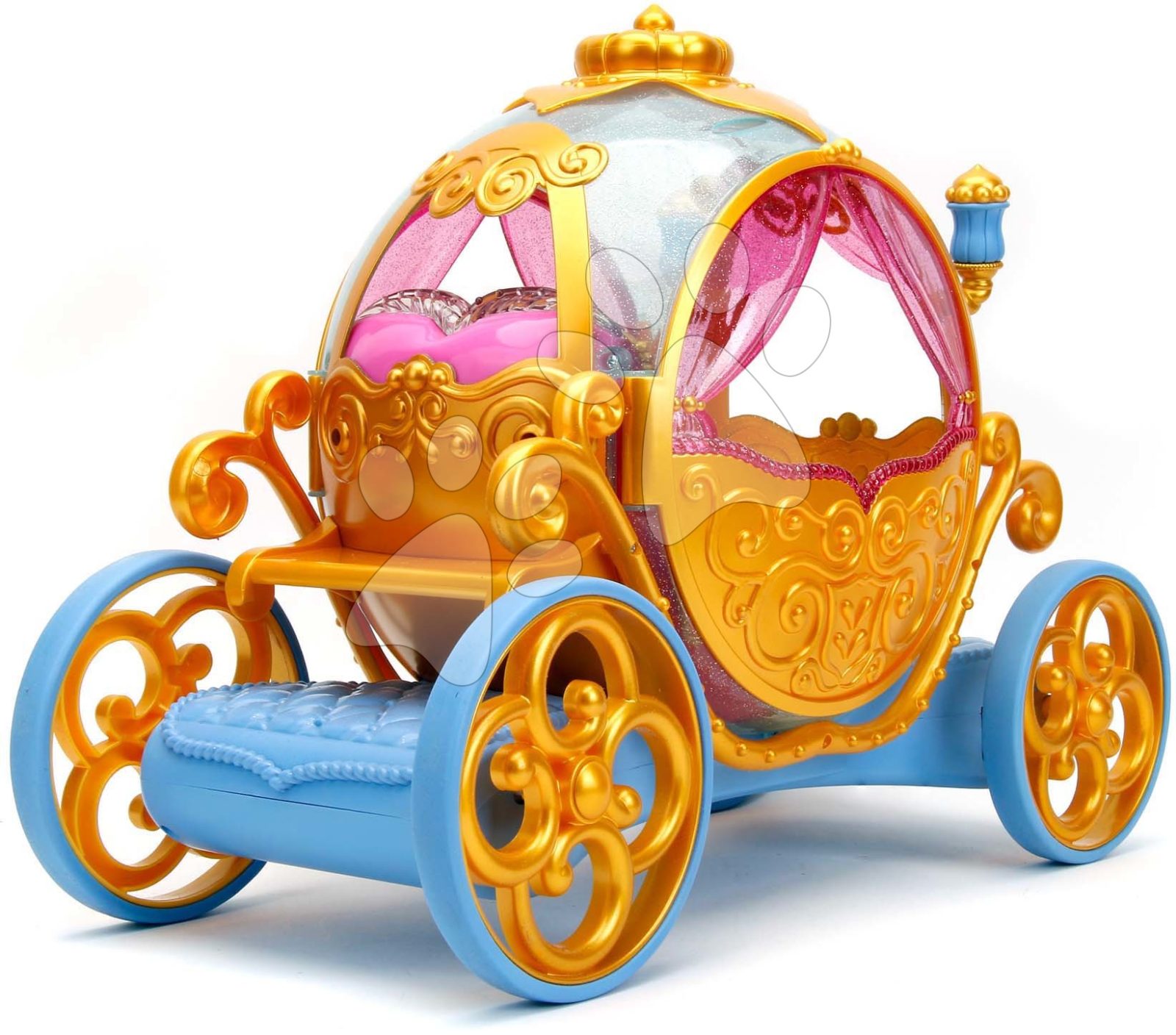 Távirányítós kisautó királyi hintó Disney Princess RC Carriage Jada hossza 38 cm gyerek játék webáruház - játék rendelés online