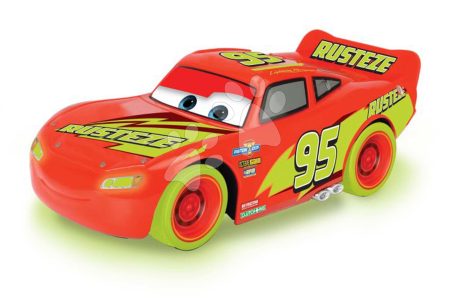 Távirányítós kisautó RC Cars Villám McQueen Turbo Glow Racers Jada hossza 17 cm 1:24 4 évtől gyerek játék webáruház - játék rendelés online