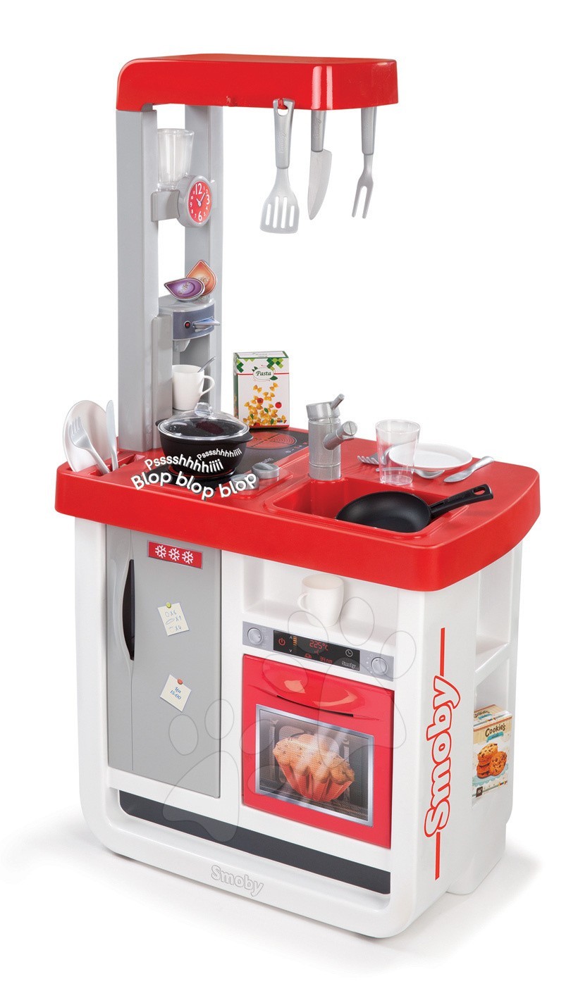 Smoby játékkonyha Bon Appétit Kitchen 310800 piros-ezüst gyerek játék webáruház - játék rendelés online