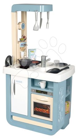 Játékkonyha elektronikus Bon Appetit Kitchen Smoby kávéfőzővel hűtővel sütővel 23 kiegészítővel 96 cm magas/49 cm a pult gyerek játék webáruház - játék rendelés online