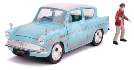 Kisautó Ford Anglia 1959 Harry Potter figurával Jada fém nyitható ajtókkal hossza 19 cm 1:24 gyerek játék webáruház - játék rendelés online