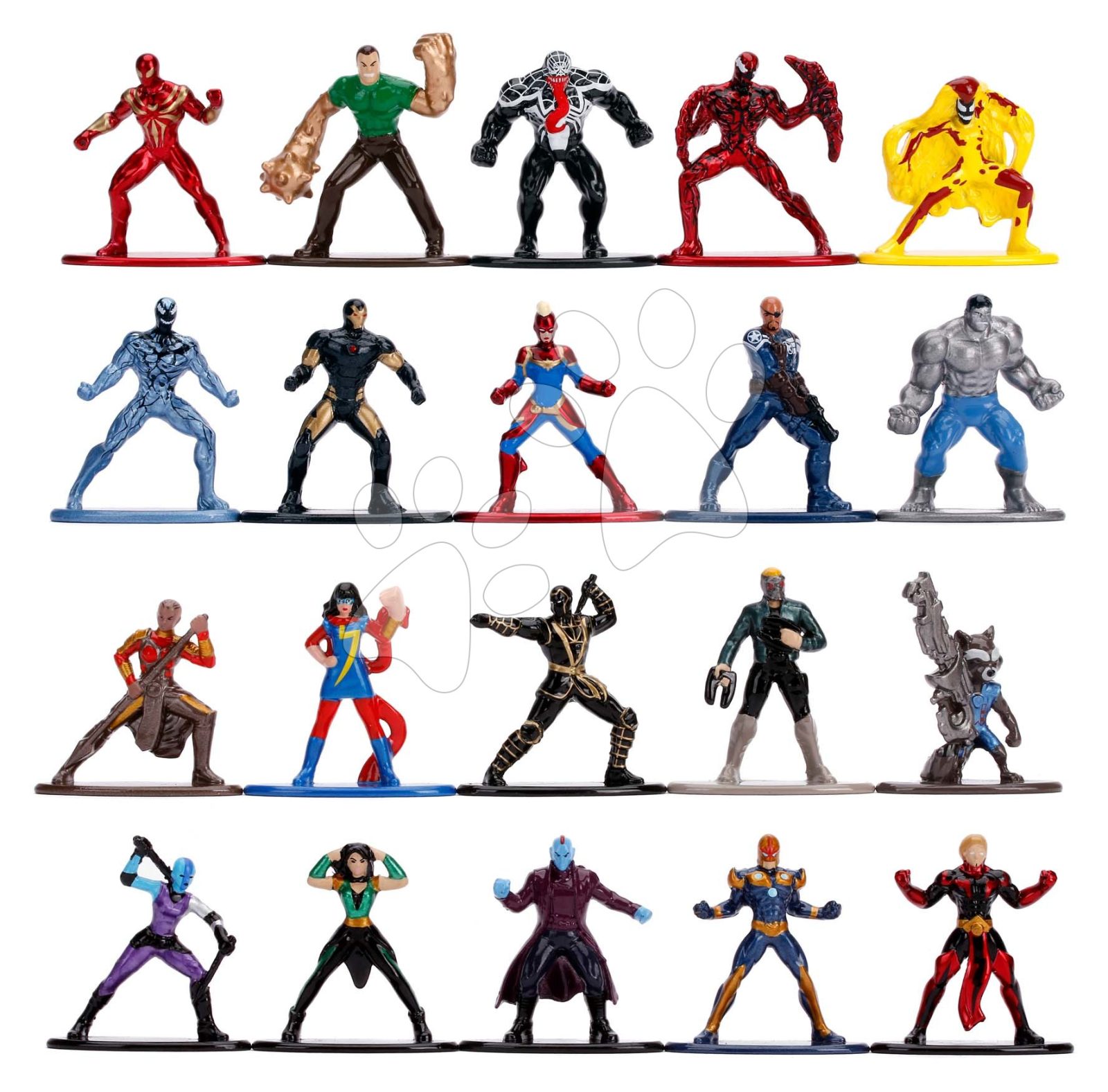 Gyűjthető figurák Marvel 20-Pack Wave 3 Jada fém készlet 20 fajta 4 cm magas gyerek játék webáruház - játék rendelés online