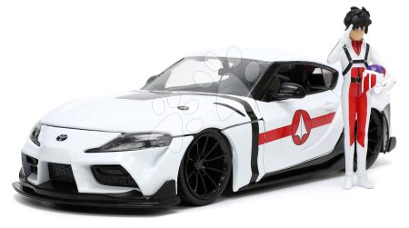 Kisautó Robotech ´20 Toyota Supra Jada fém nyitható részekkel és Rick Hunter akciófigurával hossza 20 cm 1:24 gyerek játék webáruház - játék rendelés online