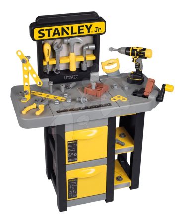 Munkapad összecsukható Stanley Open Bricolo Workbench Smoby 37 kiegészítővel gyerek játék webáruház - játék rendelés online