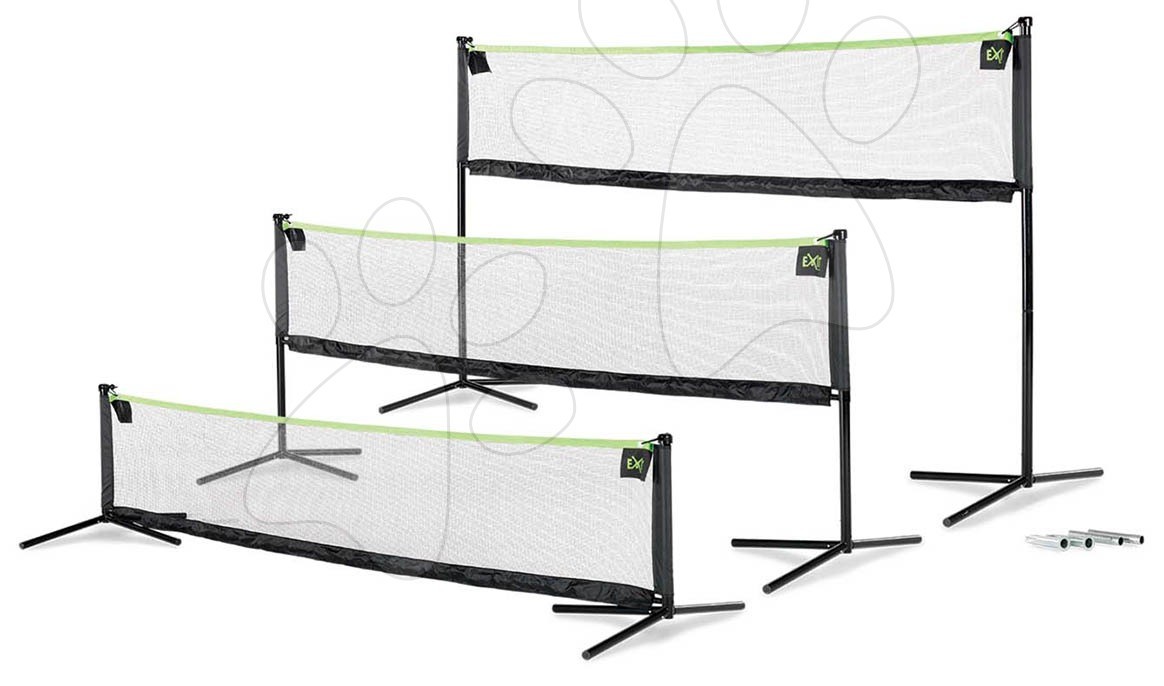 Többfunkciós háló labdajátékokhoz adjustable sport net Exit Toys 155*300 cm acél keret magasságilag állítható gyerek játék webáruház - játék rendelés online