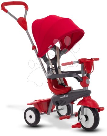 Tricikli Breeze Plus Red Classic smarTrike TouchSteering vezérlés kulacstartóval gumikerekekkel lengéscsillapítóval 10 hó-tól gyerek játék webáruház - játék rendelés online