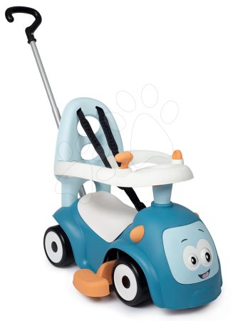 Bébitaxi bővithető Maestro Ride-On Blue 3in1 Smoby 3 hang tolókar kiesésgátló - mágikus szemek 6 hó-tól gyerek játék webáruház - játék rendelés online