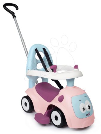 Bébitaxi bővithető Maestro Ride-On Pink 3in1 Smoby 3 hang tolókar kiesésgátló - mágikus szemek 6 hó-tól gyerek játék webáruház - játék rendelés online