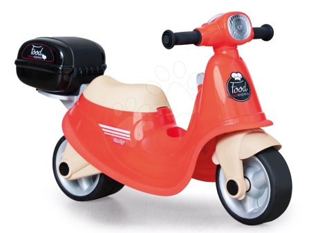 Bébitaxi Ételszállító Scooter Ride-On Food Express Smoby zárható kofferrel és halk gumikerekekkel 18 hó-tól gyerek játék webáruház - játék rendelés online