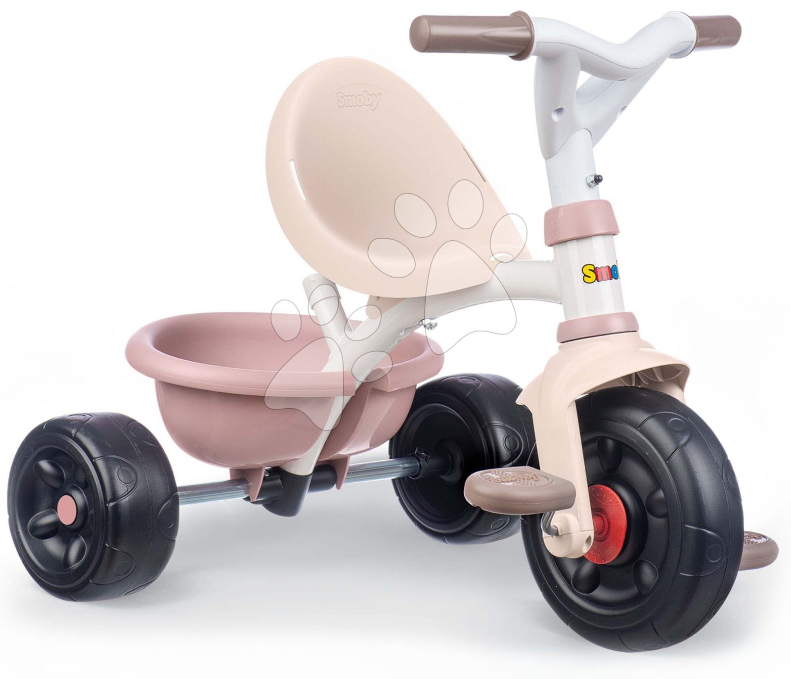 Tricikli Be Fun Tricycle Pink Smoby 95 cm tolókarral 15 hó-tól gyerek játék webáruház - játék rendelés online