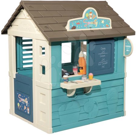 Házikó cukrászdával Sweety Corner Playhouse Smoby élelmiszerekkel és édességekkel 18 kiegészítő UV szűrő 2 évtől gyerek játék webáruház - játék rendelés online