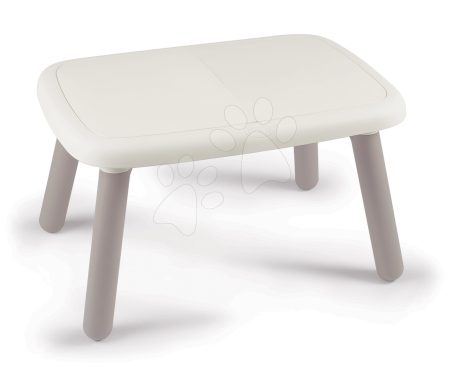 Asztal gyerekeknek KidTable White Smoby szürkésbézs UV védelemmel 76*52*45 cm 18 hó-tól gyerek játék webáruház - játék rendelés online