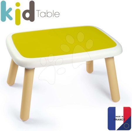 Asztal gyerekeknek Kid Furniture Table Green Smoby zöld UV szűrővel 18 hó gyerek játék webáruház - játék rendelés online