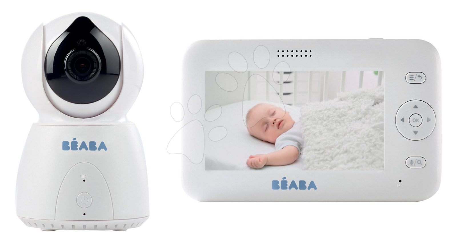 Elektronikus bébiőr Zen + Video Baby Video Beaba panoráma kamerával és infra éjjellátóval gyerek játék webáruház - játék rendelés online