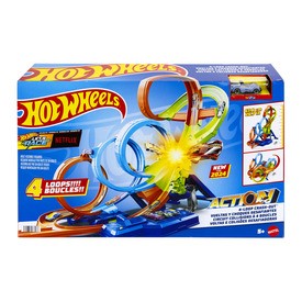 Játék webáruház - Hot wheels dupla-dupla hurok pálya rendelés játékboltok Budapest Játékautó és jármű - Játék autópálya