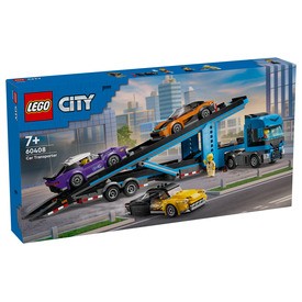 Játék webáruház - LEGO City 60408 Autószállító kamion sportautókkal rendelés játékboltok Budapest Játék - LEGO