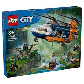 Játék webáruház - LEGO City 60437 Dzsungelkutató helikopter a bázison rendelés játékboltok Budapest Játék - LEGO