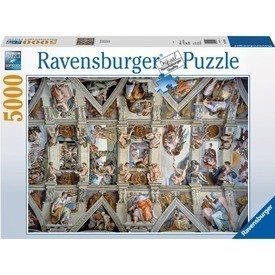 Játék webáruház - Ravensburger A Sixtus-i kápolna 5000 darabos puzzle rendelés játékboltok Budapest Puzzle - Puzzle