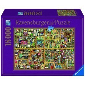 Játék webáruház - Ravensburger: Puzzle 18 000 db - Varázslatos könyves szekrény rendelés játékboltok Budapest Puzzle - Puzzle