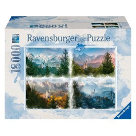 Játék webáruház - Ravensburger Puzzle 18000 db - Évszakok rendelés játékboltok Budapest Puzzle - Puzzle