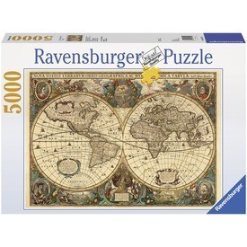 Játék webáruház - Ravensburger Puzzle 5000 db - Történelmi világtérkép rendelés játékboltok Budapest Puzzle - Puzzle