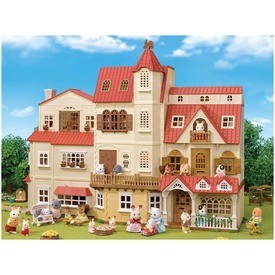 Játék webáruház - Sylvanian Families Piros tetős emeletes ház rendelés játékboltok Budapest Akcióhős